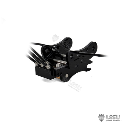 Metal Hydraulic Quick Release Coupler for LESU 1/14 RC Hydraulic Digger Aoue C374F Radio Control Excavator Heavy Machine Model