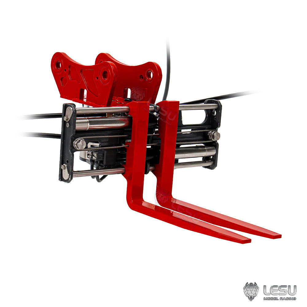 LESU AT-C0041 Metal 270 Degrees Rotatable Hydraulic Fork for 1/14 RC Digger Aoue C374F BA-B0001 ET30H ET26L LR945 SK500 LR960 ZX490 ET36L ET26B AC360 ET35 B0006