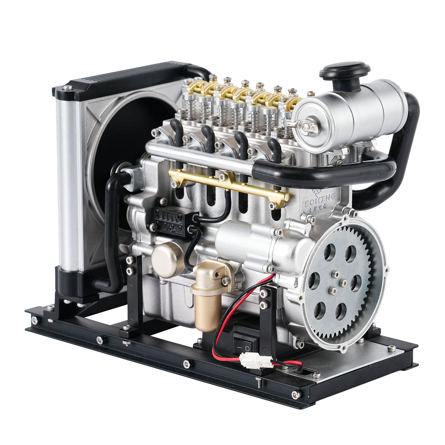 トイガン D'sModelingWorks!co. In Stock TECHING Mini Diesel Four-cylinder Mechanical Engine Metal