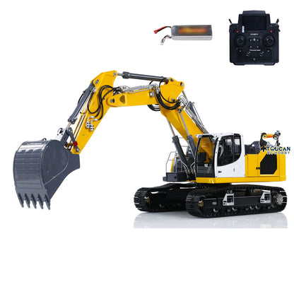 1/14 LESU LR945 3 Arms RC Hydraulic Excavator RTR Radio Control Digger DIY Model Ready to Run FlySky PL18EV Lite Light System