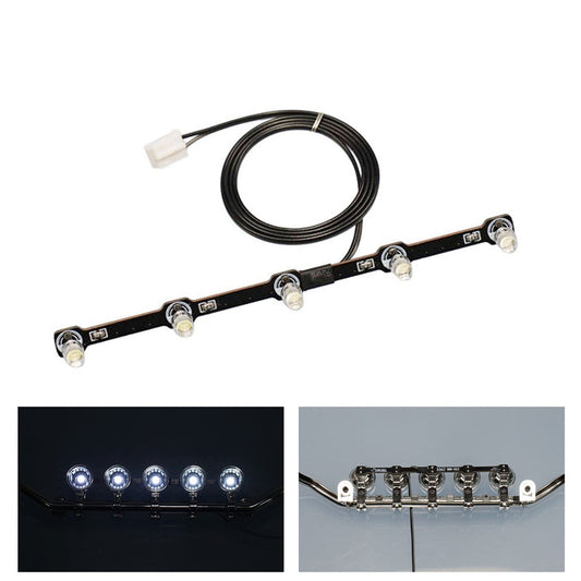 3-7V LED Plastic Head Lamp Spotlight Board for DIY TAMIYA 1:14 Remote Control Tractor Truck Model 3363 56348 Car Upgrade Parts