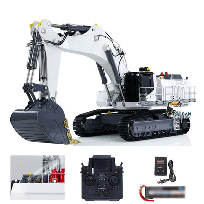 USA Pre-Order by the sea 1/14 LESU RC Hydraulic Excavator AOUE 9150 Metal RTR FlySky PL18EV Remote Control Heavy Backhoe Shovel Sound Light Smoke Unit