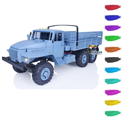 CROSSRC 1/12 6X6 Remote Control Military Truck UC6 RTR 6WD RC Off-road Car Emulated Model ESC Motor Light Sound System