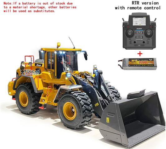 TOUCAN RC HOBBY LESU L220 Deposit New Product ! A0013 1/14 Wheeled Hydraulic Loader KIT PNP RTR PL18EV LITE Controller