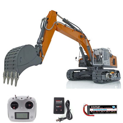 IN STOCK 1:14 RC Hydraulic Digger Radio Control Metal Excavator L945 RTR Trucks Battery Transmitter Construction Vehicles Toys Model