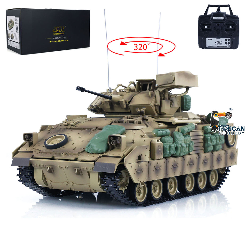 Tongde 1/16 RC Leclerc Tank – BB Shooting, Smoke, Recoil, 320° Turret