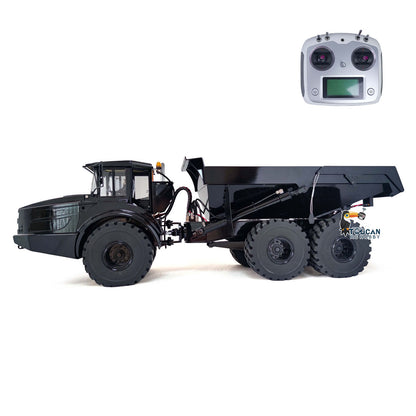 Remote Control 1/14 6x6 Metal Hydraulic lifting Articulated Truck A40G RC Dumper Toys Model Motor Servo Transmitter