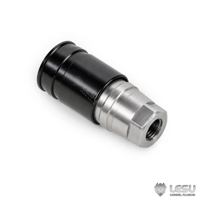 TOUCAN RC HOBBY LESU 1/14 Metal Quick Release Coupler Connector M3 External/Internal Thread DIY Parts for RC Hydraulic Engineering Vehicle Model