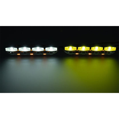 1/14 Plastic Front Face 5V Spotlight for DIY Tamiya SC 770S Remote Control Tractor Truck 56368 56371 RC Lorry Car Model Parts