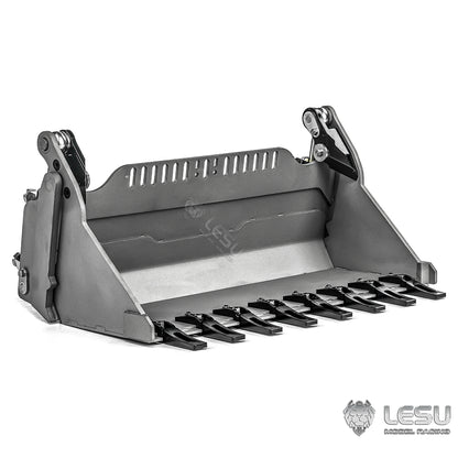 LESU Metal 1/14 Bucket C0050 C0049/Dozer Shovel C0051 for RC Hydraulic Loader AOUE MCL8 A0015 & AT1050 RD-A0016 & Aoue WA100M-8 RD-A0021 DIY Model