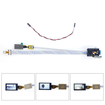 Reverse Camera LCD Display for DIY Scale RC Tractor Truck Hydraulic Dumper Crawler Car Radio Controlled Off Road Vehicles Model