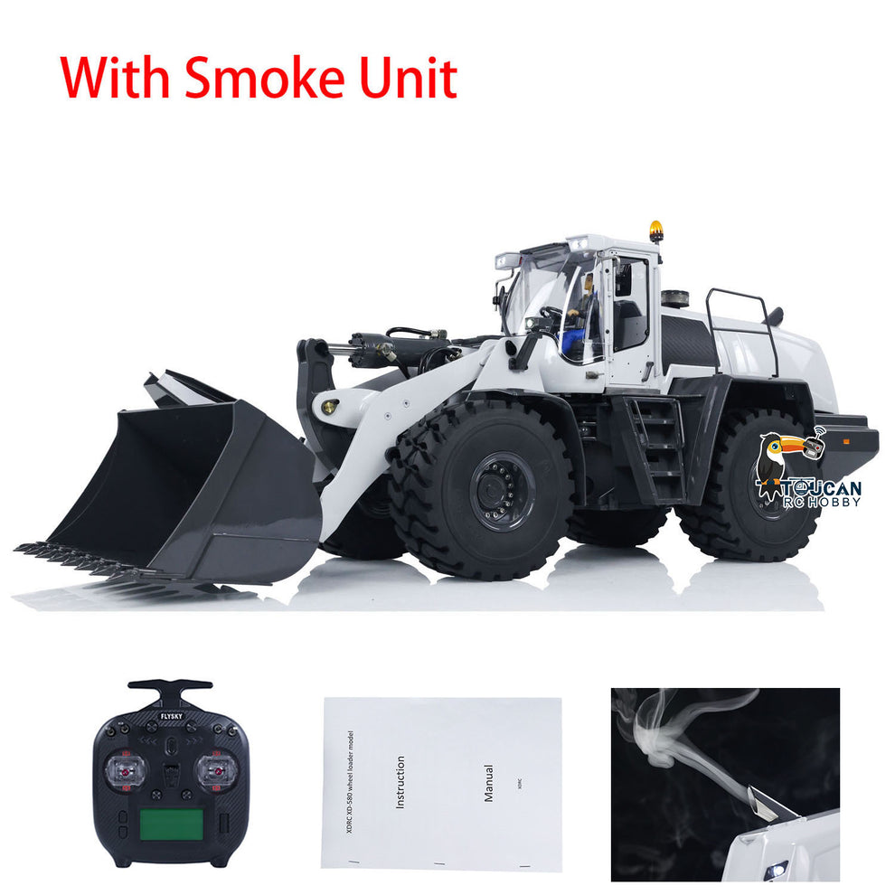 Remote Operated Loader XDRC Metal 1/14 RC Hydraulic Equipment Loader 580 Remote Controlled En ...