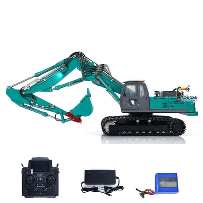 In Stock KABOLITE 1/14 K350 200 3Arm RC Hydraulic Excavator Remote Control Digger Model Light Sound System Flysky Radio RTR Battery