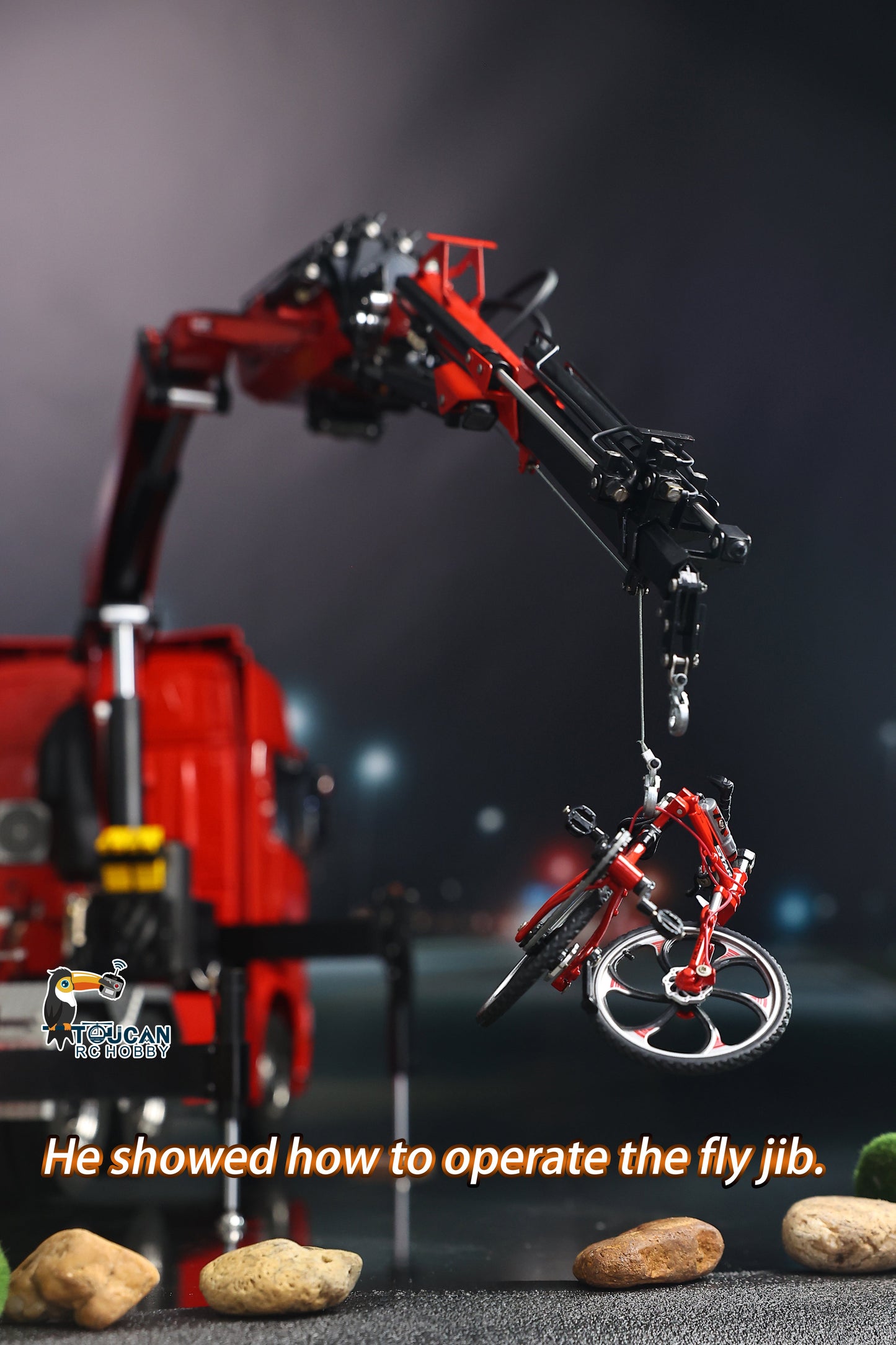1/14 RC Truck Remote Control Tractor Truck 7-way Valves Hydraulic Crane 6x6 RC Lorry Car 3Speed Gearbox Axle Locks Light Sound System