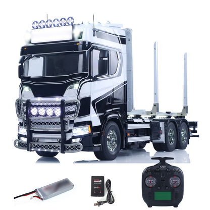 In Stock 6x4 1/14 RC Timber Truck SC770S 56360 Remote Control Lorry Car RTR 3Speed Vehicles Smoke Light Sound ST8 Radio Battery