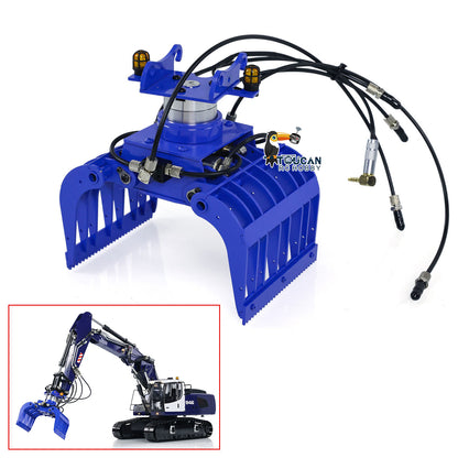 RC Metal Hydraulic Grab Bucket Universal Attachments for DIY Upgrade 1/14 946 946-3 Tracked Wheeled Radio Controlled Excavator