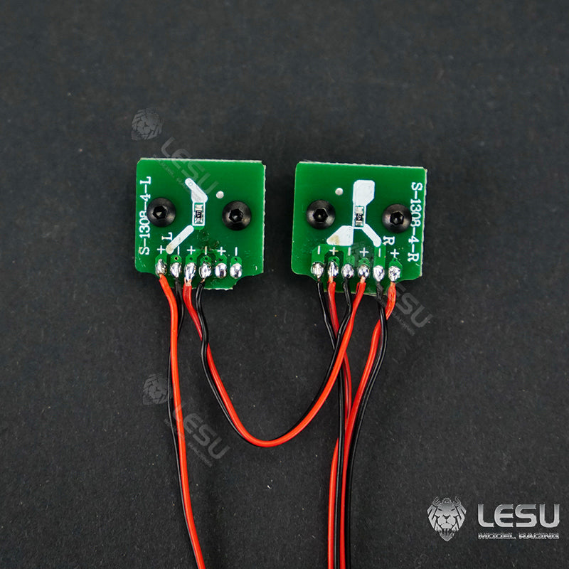 LESU Plastic Spotlight/Rear Light 3V for 1/14 RC AC360 C374 ET30H B0002 B0001 A0006 Hydraulic Excavator Skid Steer Loader AoueLT5H A0008 AoueLT5 B0008 DIY