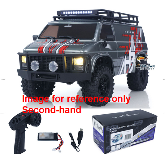 Free Shipping Second Hand CA Stock CR18P 1810503 Hobby Plus 1/18 4X4 RC Rock Crawler Electric Remote Control Off Road Vehicle RockVan Light System Shock Absorber