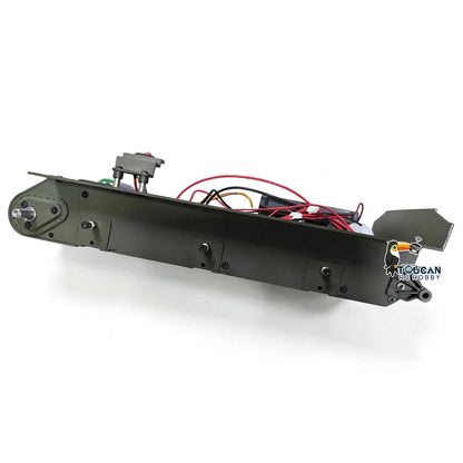 Metal Chassis Smoke Unit Gearbox Power Blue Motor Speaker Switch for Henglong 1/16 RC Battle Tank 3898 USA M4A3 Sherman Model
