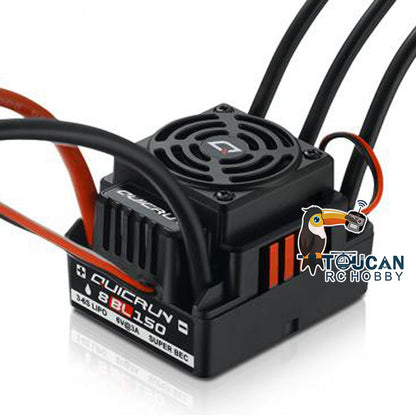 Hobbywing QuicRun Brushless ESC 30A 60A 150A 16BL30 10BL60 8BL150 BEC Waterproof Electronic for 1/8 RC Model Car
