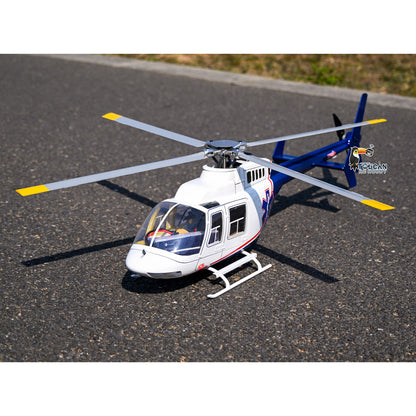 FLYWING Bell 407 Remote Control Helicopter 470 Class Model Plane One Click Return Brushless Motor RTR Flysky I6S Radio Battery