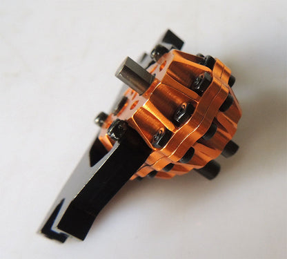 JDModel Metal Front Suspension System/Transfer Case/Oil Tank/ for 1/14 Remote Control Tractor Truck Construction Vehicles DIY Models Outdoor Enthusiasts
