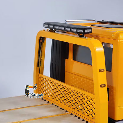 1/14 8x8 RC Hydraulic Equipment Remote Control Rescue Vehicles Wrecker Truck Sounds Lights Assembled Painted Hobby Model DIY