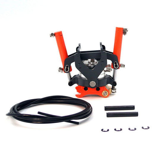 TOUCAN RC HOBBY Metal Timber Grab Quick Release Coupler Shear Claw Brass Oil Pipe Clamp For JDMODEL 1/14 RC Hydraulic Excavator V2 JDM-106 Digger