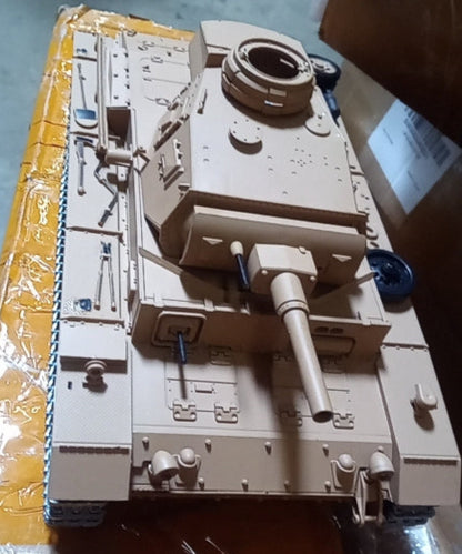 Second Hand US STOCK Henglong 1/16 7.0 Customized Panzer III H RTR RC Tank 3849 Metal Tracks Wheels