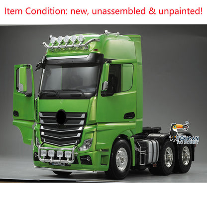 TOUCAN RC HOBBY HHRC 1/14 3363 6*4 Highline RC Model Tractor 3Axles Radio Controlled Truck Car KIT DIY Electric Vehicle