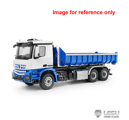 LESU Z0100 1/14 6x6 Metal Hydraulic RC Roll Off Dump Truck with Folding Hook Lift 3 Speed Transmission Differential Lock Light Sound