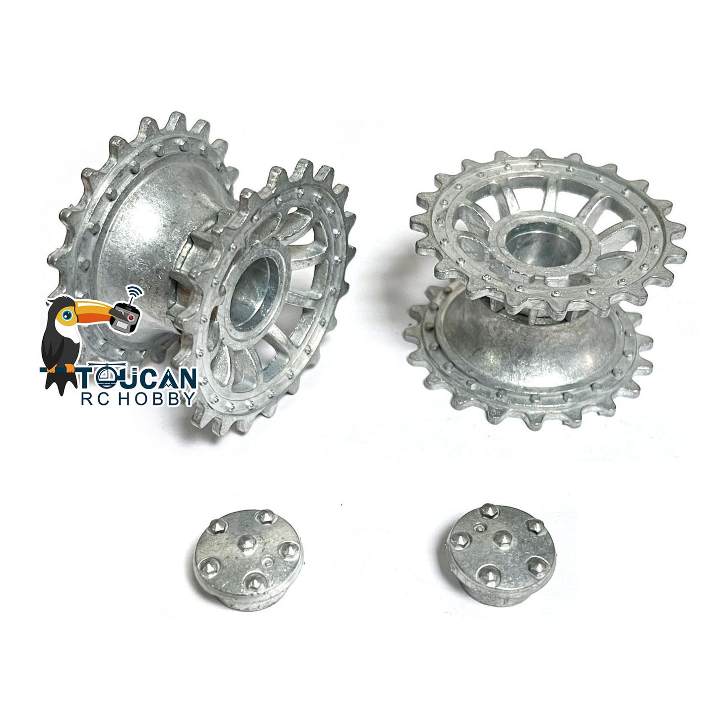 US Stock Metal Sprockets for Henglong 1/16 Scale RC Tank Armored Military Vehicle German Tiger I 3818 Panther 3819 Fittings