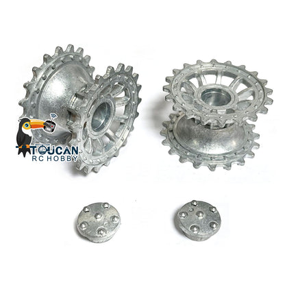 US Stock Metal Sprockets for Henglong 1/16 Scale RC Tank Armored Military Vehicle German Tiger I 3818 Panther 3819 Fittings