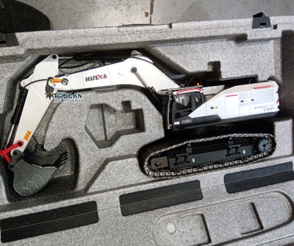 Free Shipping Second Hand US Stock 1/14 HUINA RC Metal Excavator Model Toys 1594 Radio Control Digger Light Sound Battery