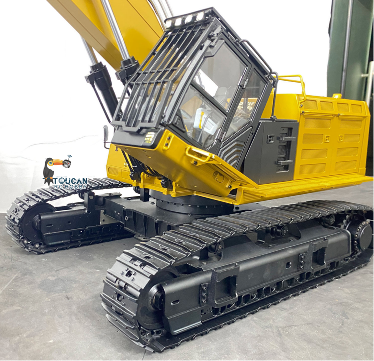 TOUCAN RC HOBBY BMG 1/14 374 UHD 4-arm RC Hydraulic Demolition Excavator Radio Control Digger Assembled & Painted PL18EV Sound Light System