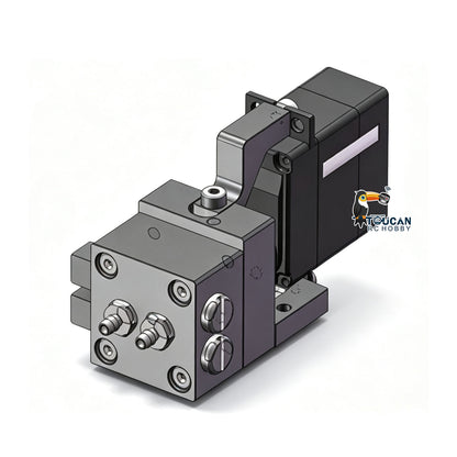 TOUCAN RC HOBBY 1CH 2CH 3CH 4CH 5CH Metal Directional Valve W/ Servo Spare Part for 1/14 RC Excavator Loader forklift Radio Controlled Truck Model