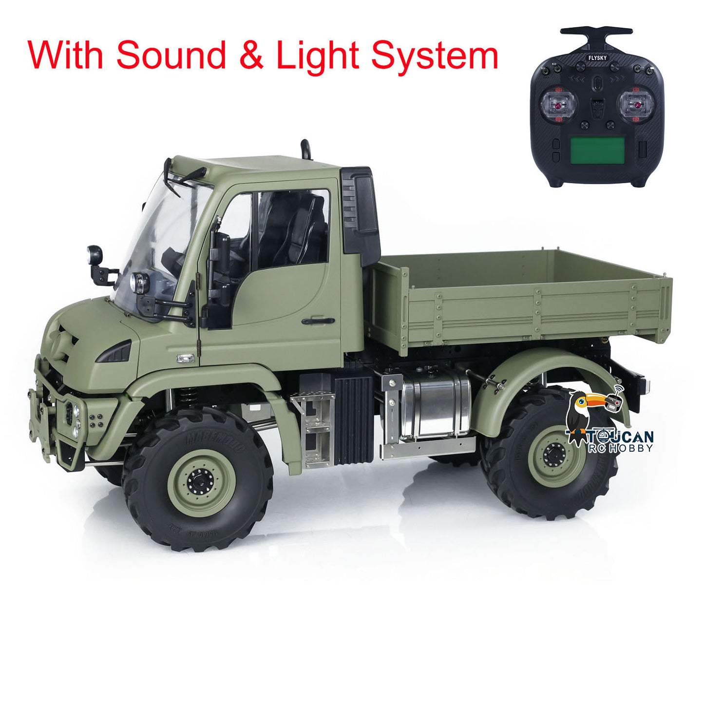 Customized 1/10 U423 4X4 RC Off-road Vehicles Remote Controlled Rock Crawler Car PNP Version Metal Bucket Painted Assembled