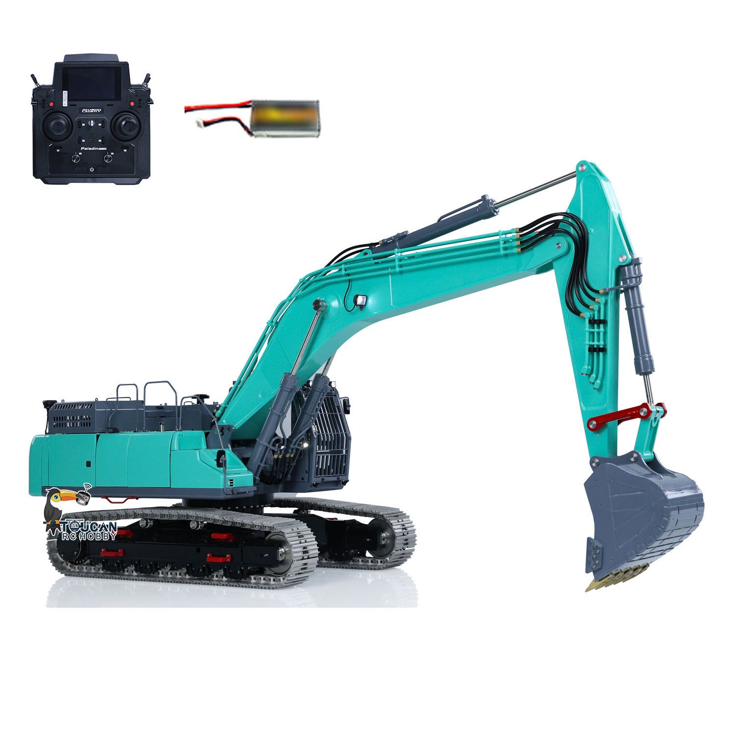 LESU 1/14 Remote Control Metal Hydraulic Excavator SK500 RC Digger Finished Model 6CH Valve 3MAP Pump Brass Relief Valve Lights