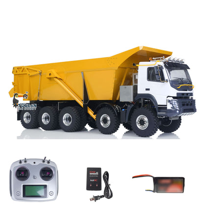 TOUCAN RC HOBBY JDModel 219 1/14 Metal Radio Controlled Hydraulic Dumper Truck 10X10 RC Tipper 3Speed Axles Transfer Case Differential Locks
