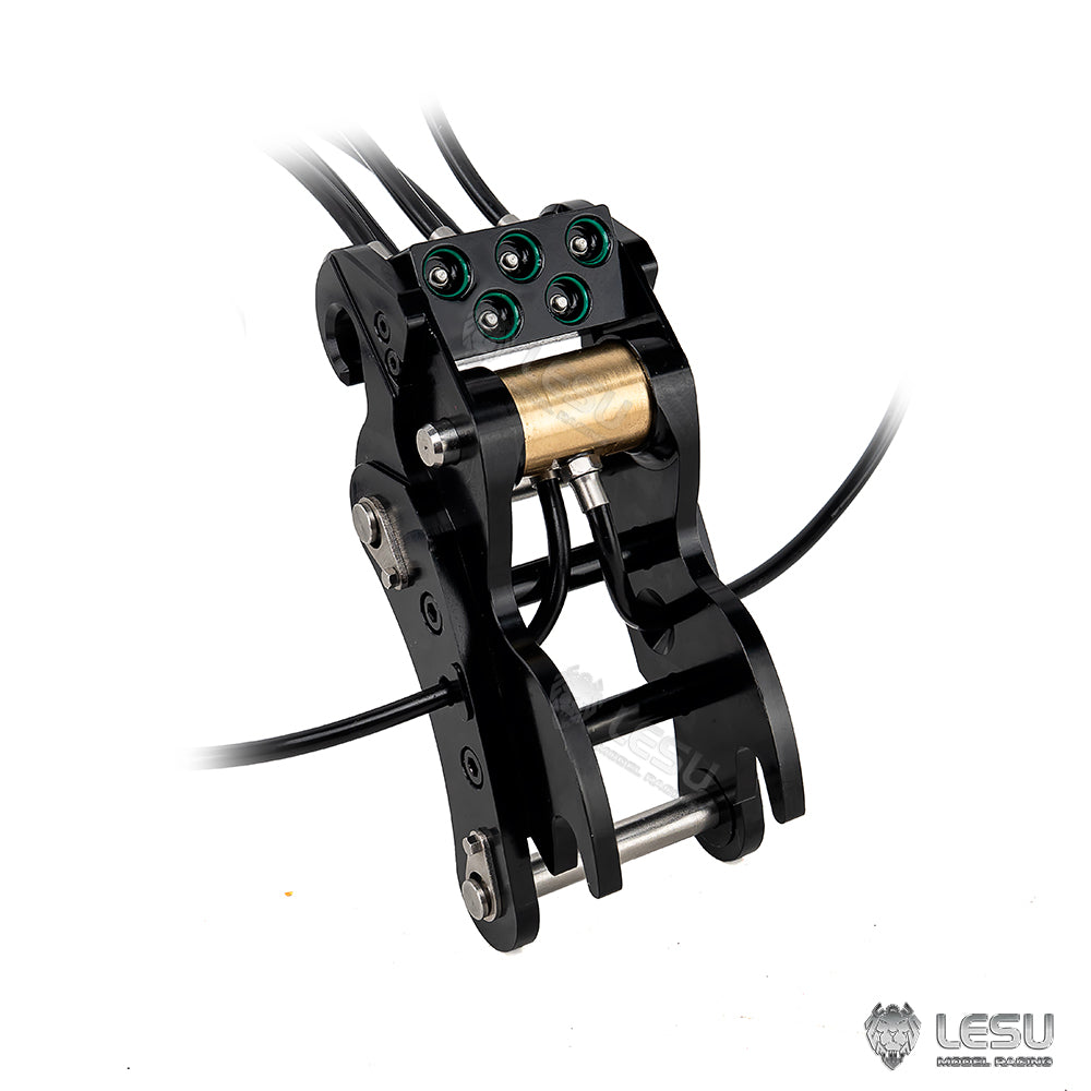 LESU Metal Hydraulic Quick Release Coupler AT-C0063/C0064/C0065/BA-B0003-S/BA-B0027-Q for RC Hydraulic Excavator Aoue C374F B0001 Aoue ET35 B0006 PC30 B0003 Aoue LR960 Tractor AOUE 1050 A0018