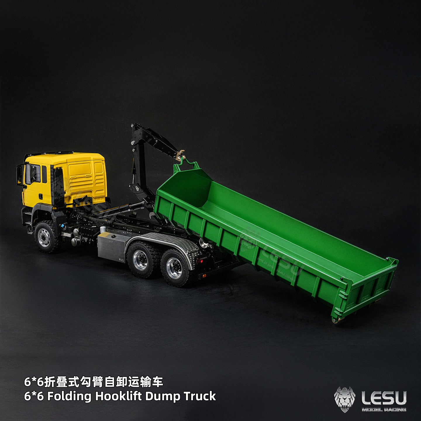 TOUCAN RC HOBBY LESU Z0102 1/14 Hydraulic RC Roll On Off Dump Truck 6x