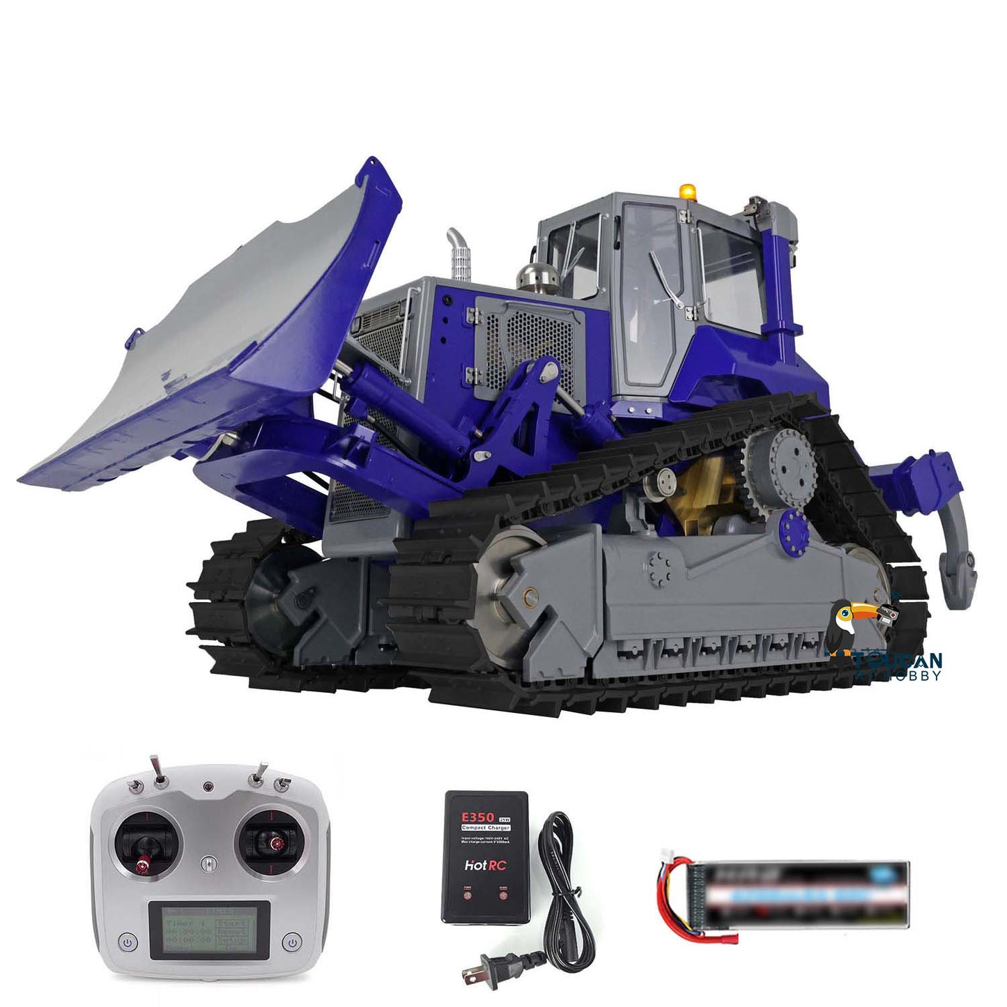 LESU 1/14 RTR RC Bulldozer Aoue-DT60 Hydraulic Painted and Assembled Model Motor Servo ESC Sound & Light System