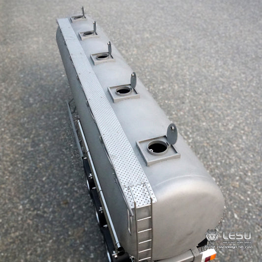 LESU Metal 40Feet Oil Tank Gas-tanker Semi Trailer 1/14 RC Tractor Truck Model