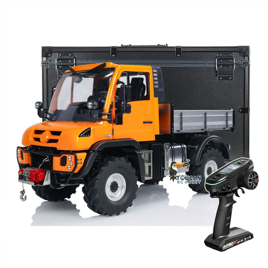 In Stock 4X4 1/10 Plastic RC Rock Crawler Car U423 2 Speed 4WD Remote Control Off-road Vehicles Metal Axles Bucket Winch Lights Sound DDF350 Radio Gift