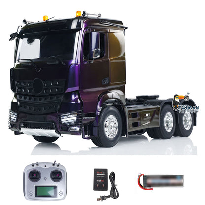 1/14 Remote Control Tractor Truck 6x4 RTR RC Lorry Car 3-speed Gearbox Sounds Lights