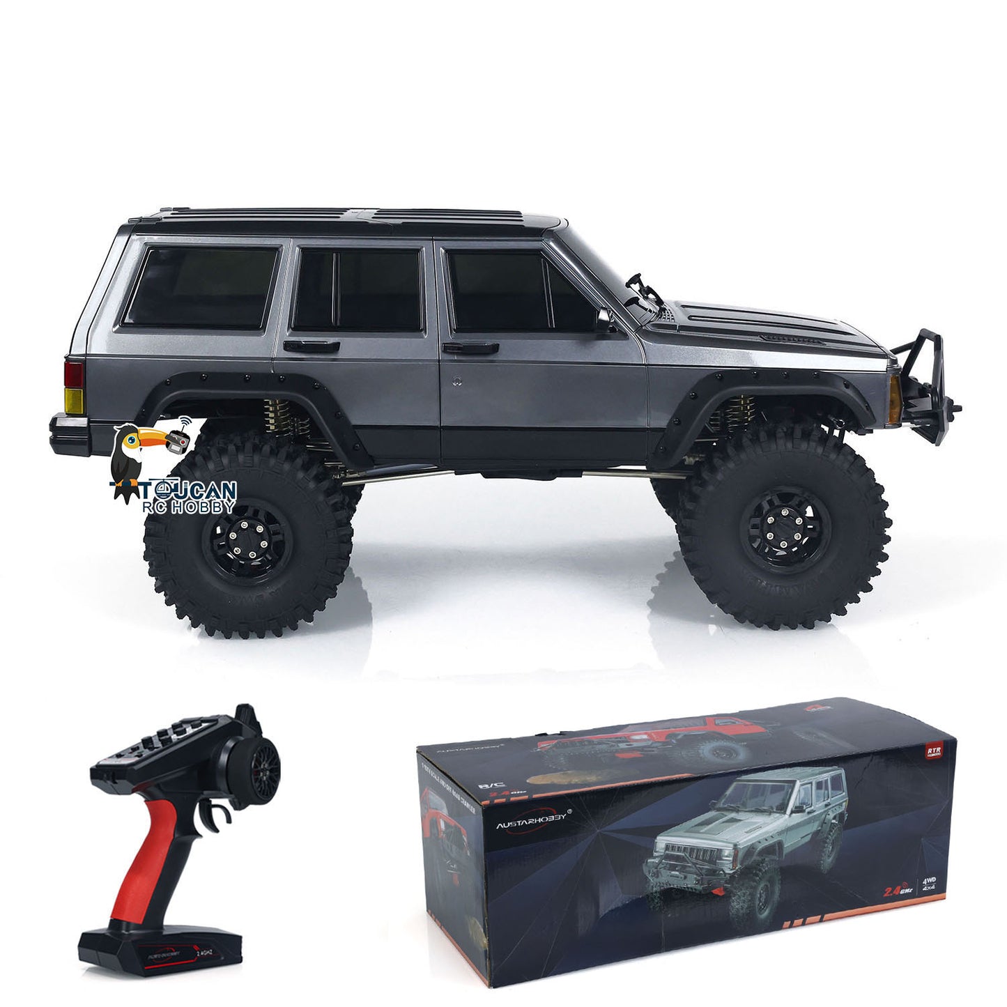 Fast Free Shipping for EU 1/10 RC Off-road Crawler 4WD  Truck Differential Lock Lights Sounds Radio