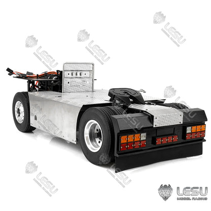 Metal 4*4 Chassis 27T Motor Servo ESC Lights System for 1/14 Remote Control TAMIIYA Tractor Truck RC Vehicles