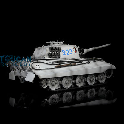 TOUCAN RC HOBBY Henglong 1/16 TK7.0 Plastic German King Tiger RTR RC Tank Model 3888A Sound Light Smoke BB Infrared Combat Metal Barrel