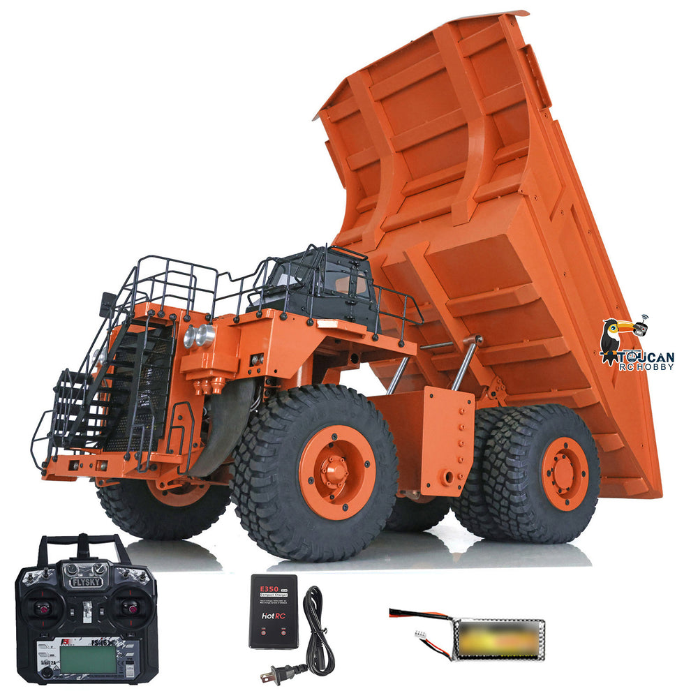 Metal 1/20 RC Hydraulic Mine Truck 793D Heavy Duty Remote Control Dump ...