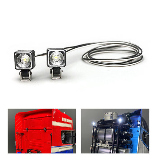 Plastic Spotlight 2.2-3V for DIY 1/14 Tamiya RC Tractor Truck Radio Controlled Crawler Car Off Road Vehicles Loader Dumper